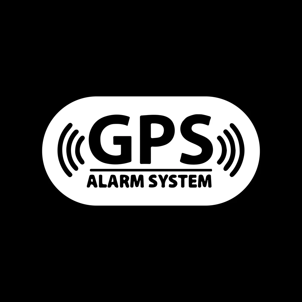 

Car Sticker GPS Alarm Location Car Bumper Stickers and Decals Car Styling Decoration Door Body Window KK Vinyl Car Stickers