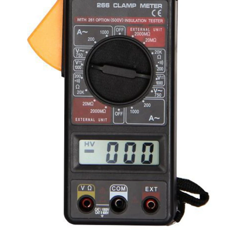 Мини Цифровые токовые клещи переменного тока/DC Напряжение тока 750V True RMS