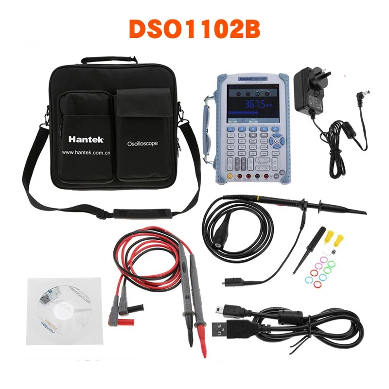 Цифровой Ручной осциллограф Hantek DSO1102B USB 100 МГц 2 канала 1 Гвыб/с 6000