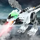 Большие механические динозавры с распылителем, Мультяшные электронные ходячие животные, модель динозавра, игрушка, робот Птерозавр, детские игрушки