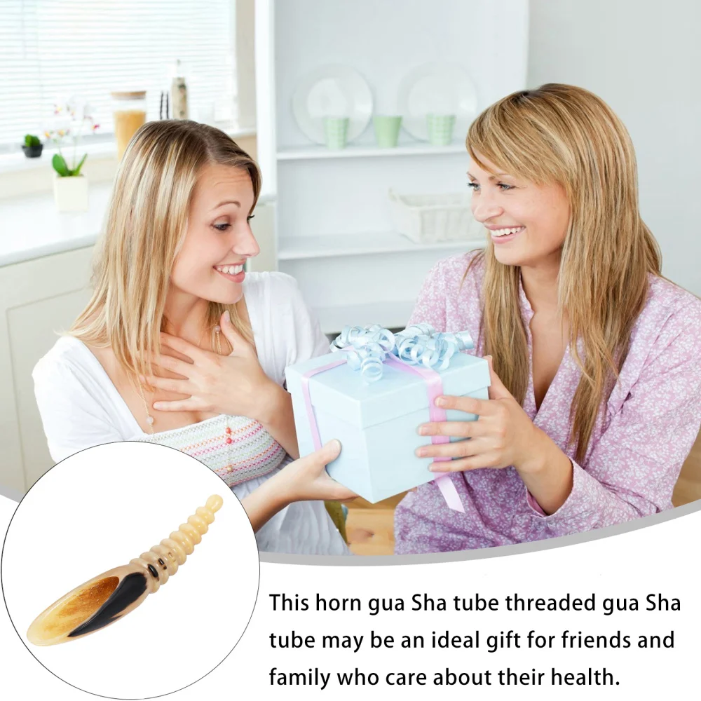 

1Pc Horn Scraping Tool Body Scraping Massager Pain Relief Scraping Tube for Home