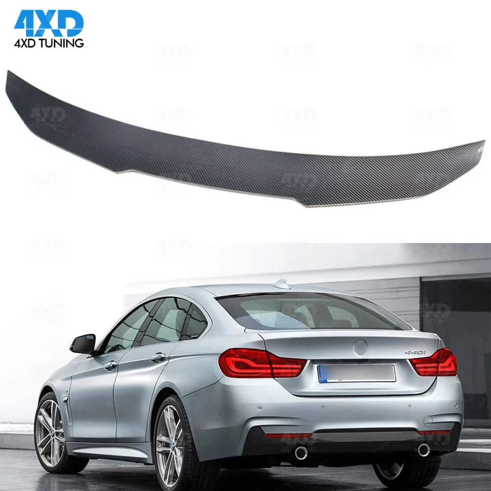 

Carbon Fiber Trunk Spoiler For BMW F36 Carbon Rear Spoiler Wing PSM Style 4 Series Gran Coupe 420i 428i 435i 2014-2017 2018 2019