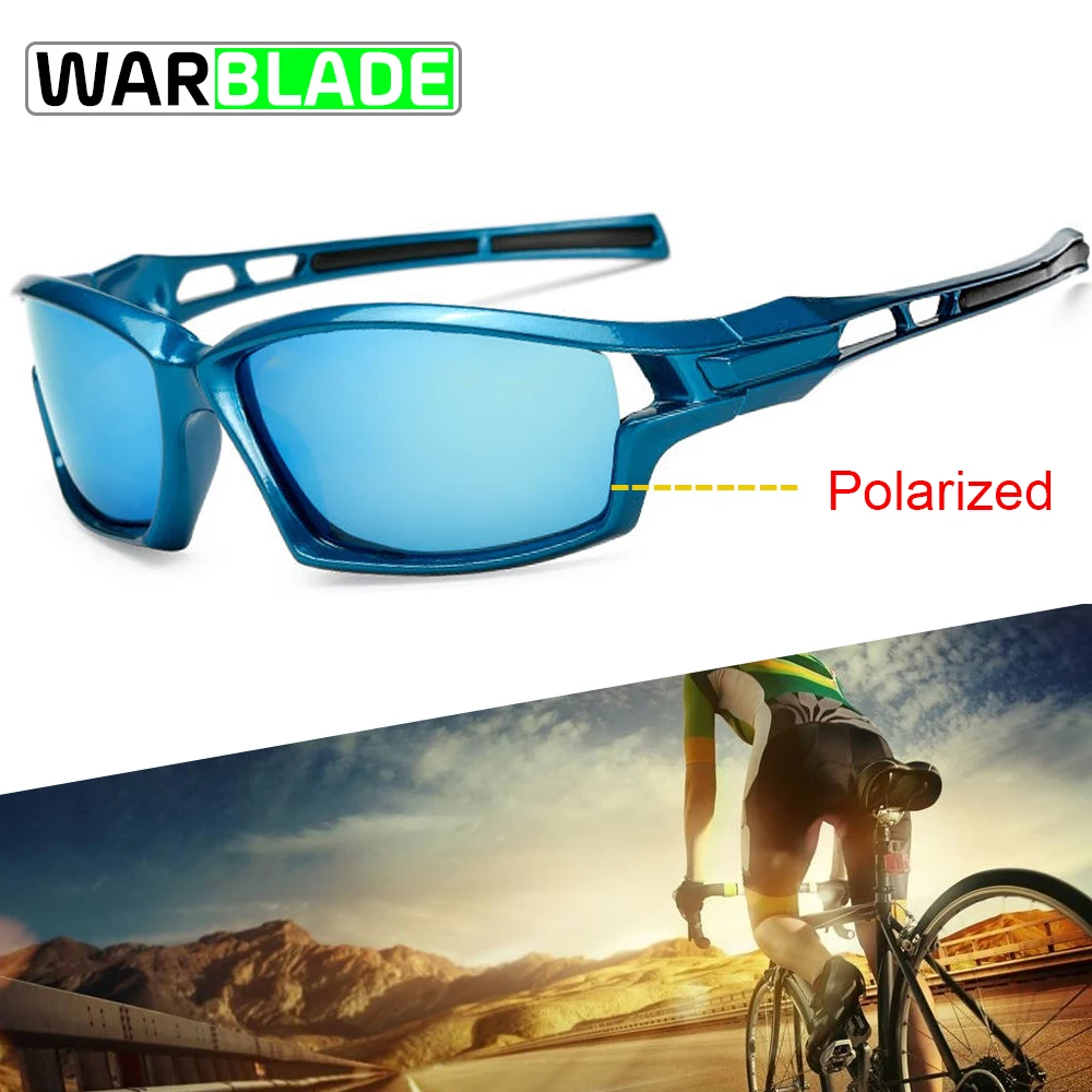 

Sport Sunglasses Polarized Cycling Glasses UV400 Bicycle Glasses Men Women Cycling Sunglasses Fishing Running Eyeware WarBLade