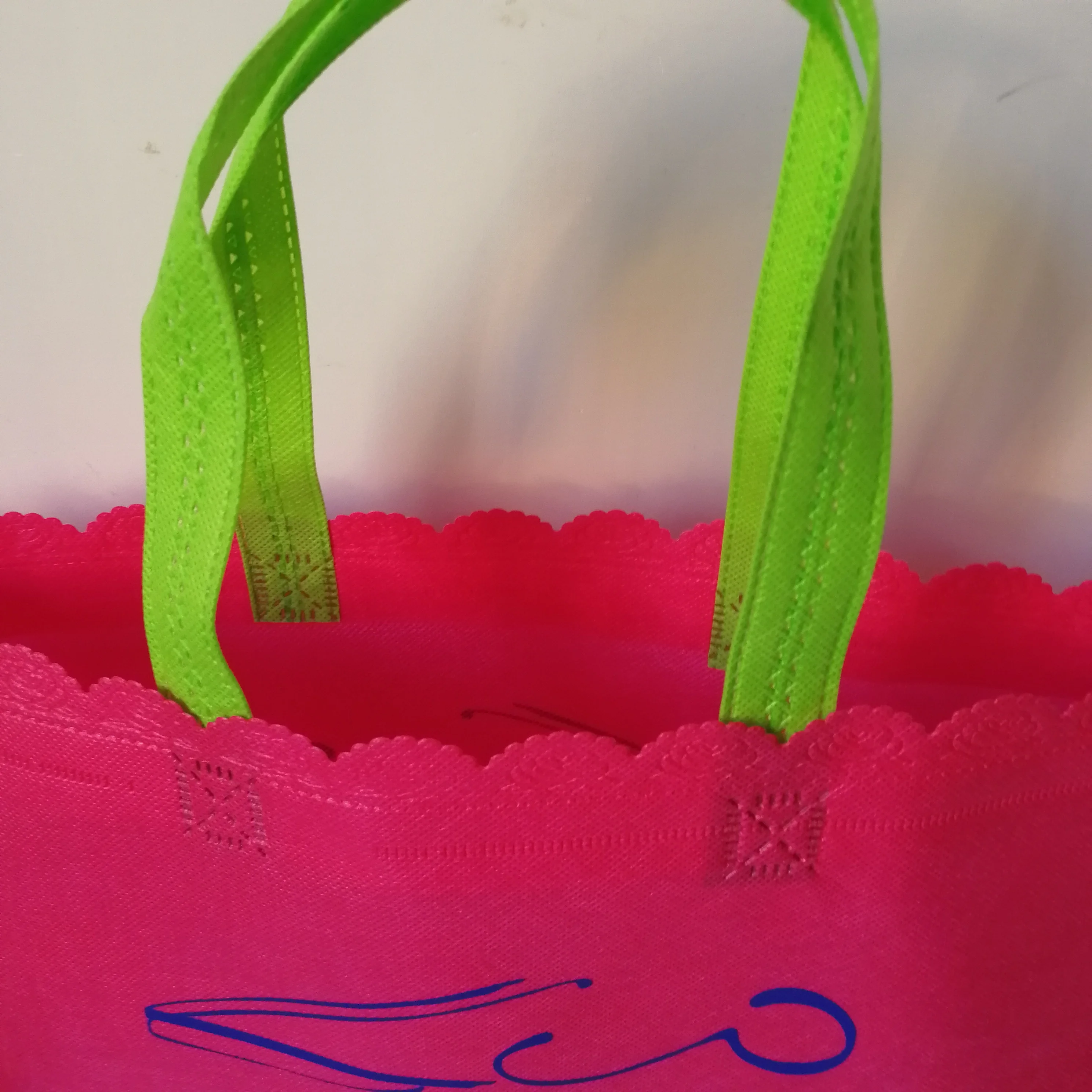 Оптовая продажа 500 шт./лот новая печать на заказ Нетканая сумка для покупок