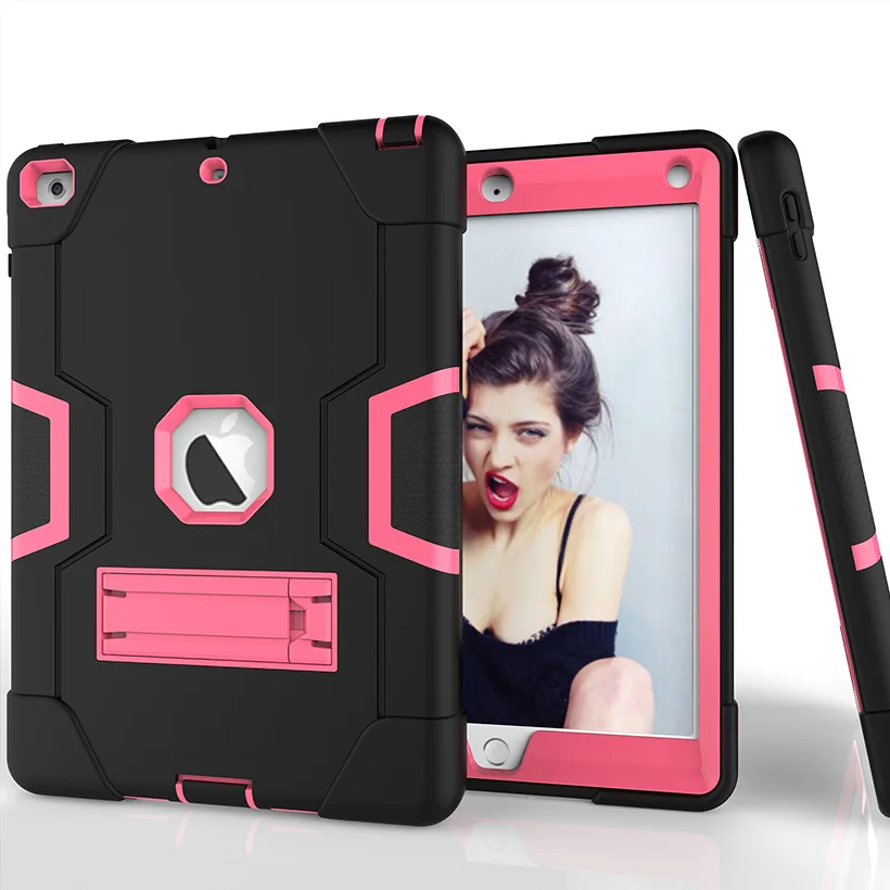 Shockproof Fundas For iPad 2018 9.7 inch 6th Gen Generation Case New Tablet With Desktop Holder Cover | Компьютеры и офис