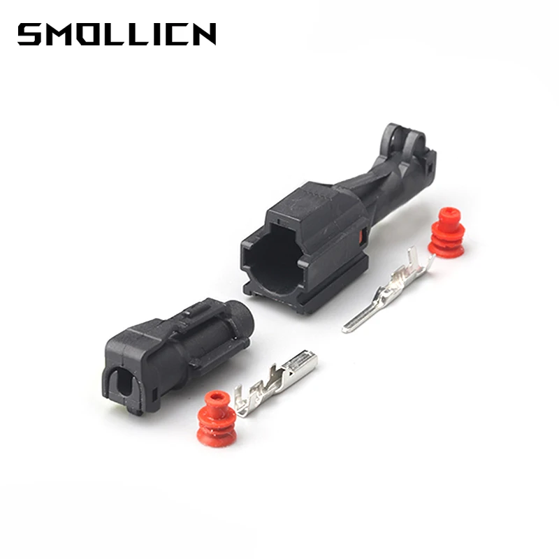

1/5/20/50 Set 1 Pin Way SWP Style Waterproof Connector Adapter Automotive Black Socket Male or Female Plug MG640280-5 MG610278-5