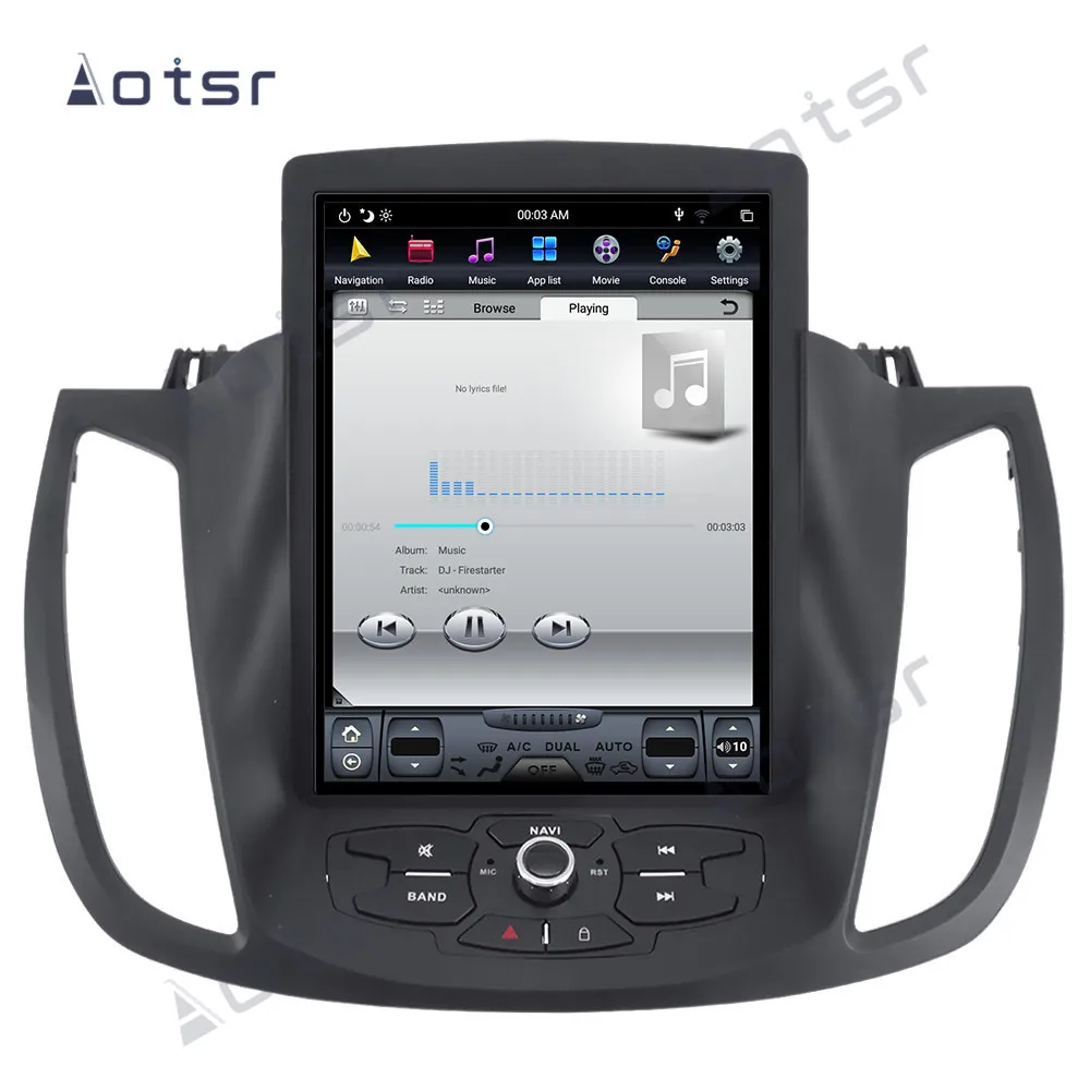 Tesla Экран android9.0 PX6 стиль 4 Гб Оперативная Память автомобиля GPS навигации для Ford KUGA