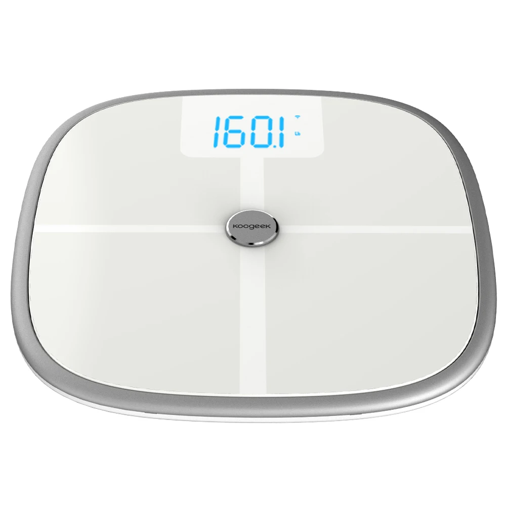 Koogeek FDA одобренные смарт-весы для здоровья Bluetooth Wi-Fi синхронизация измеряет мышечную кость массы BMR Висцеральный жир вес тела жир и т. Д