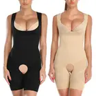 Для женщин всего тела Shapwear Для Похудения Боди Body Shaper связующих бесшовный корсет для утяжки живота контрольный пояс с открытой промежностью сжатие ремень