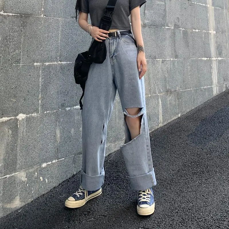 

Spring and autumn 2021 new Korean ins jeans for women