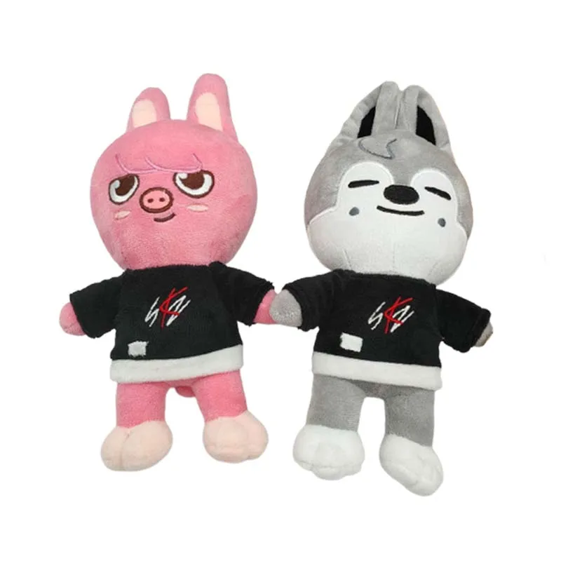 

20-25cm Skzoo Plush Toys Stray Kids Cartoon Stuffed Animal Plushies Doll Bbokari Leebit Wolf Chan Puppym Kids Adults Fans Gift