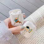 Детские футболки с принтом героев мультфильма Приключения Тинтина анимации из мультфильма Город героев; Модные чехол для Airpods 2 в 1 чехол s Для Air pod чехлов из термопластичного полиуретана (TPU чехол Funda Coque