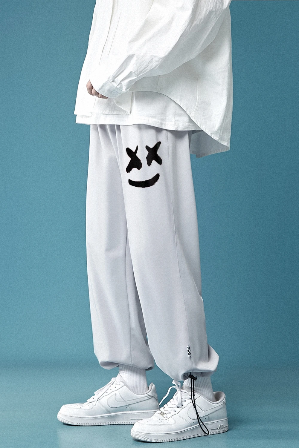 

Casual Pants Boy Korean Style Trendy Summer Thin and All-Matching Pants Trendy Brand Loose-Fit Tappered Trousers