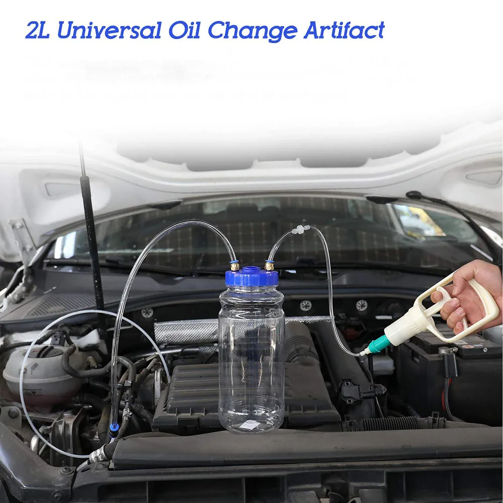 Насос для извлечения масла и жидкости 2 0 л 2л универсальное ручное всасывание