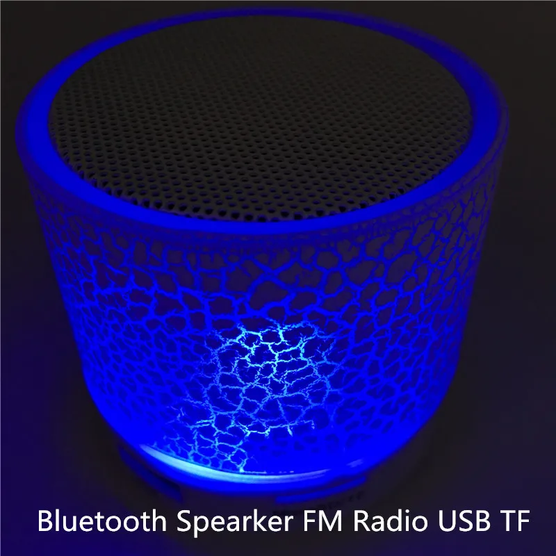 Портативные беспроводные маленькие светодиодные Bluetooth колонки музыкальная мини