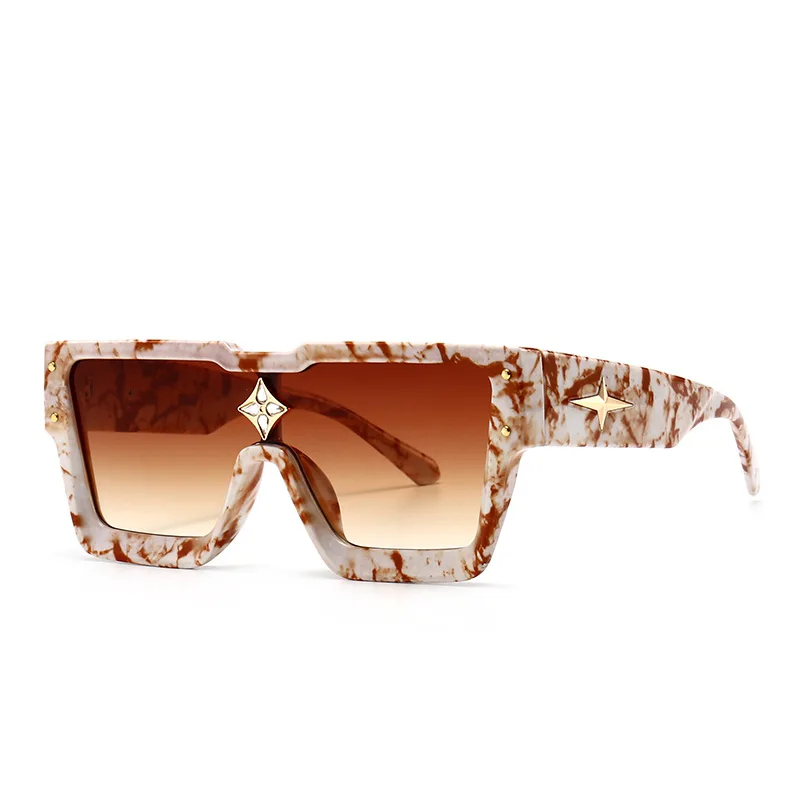 

Oversized Cat Eye Sunglasses Women 2021 Brand Designer Vintage Sunglasses Women Blue Leopard Sun Glasses UV400 Outdoor Travel