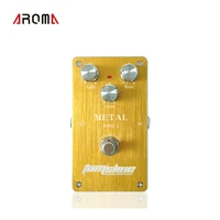 aroma amd 1 guitar pedal metal distortion electric guitar effect pedal aluminum alloy housing true bypass