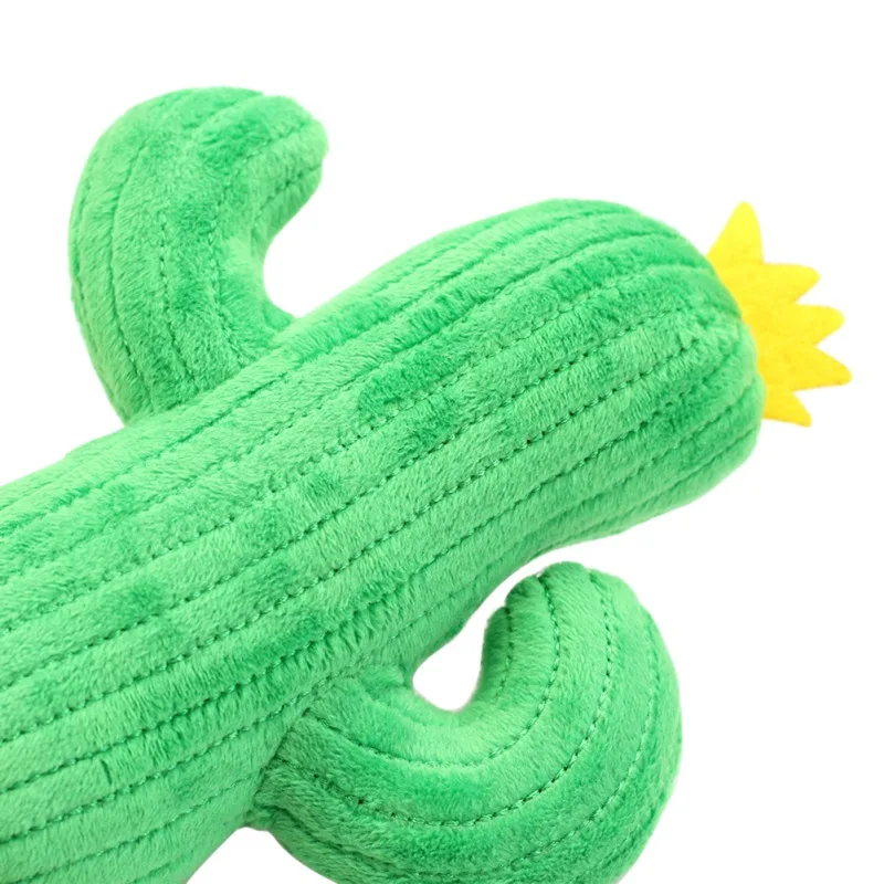

Pet plush toy creative corn cactus shape with BB anti-bite non-toxic toys pets practical items new hot sale