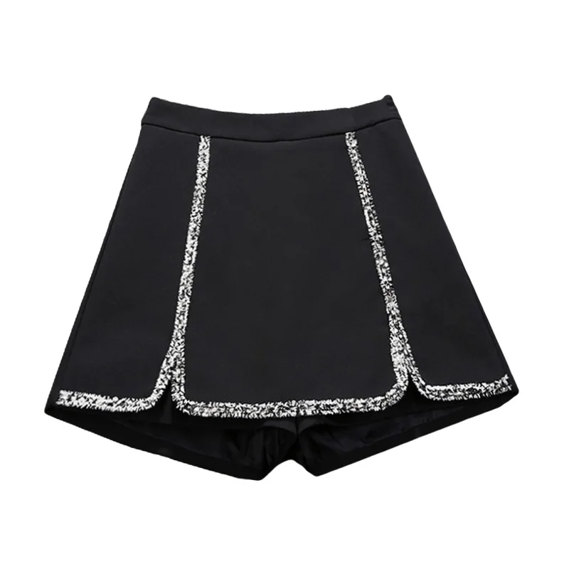 Шорты женские приталенные с завышенной талией универсальные короткие брюки