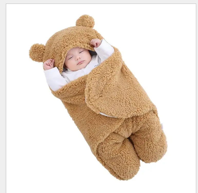 

The baby was carried in a sleeping bag
