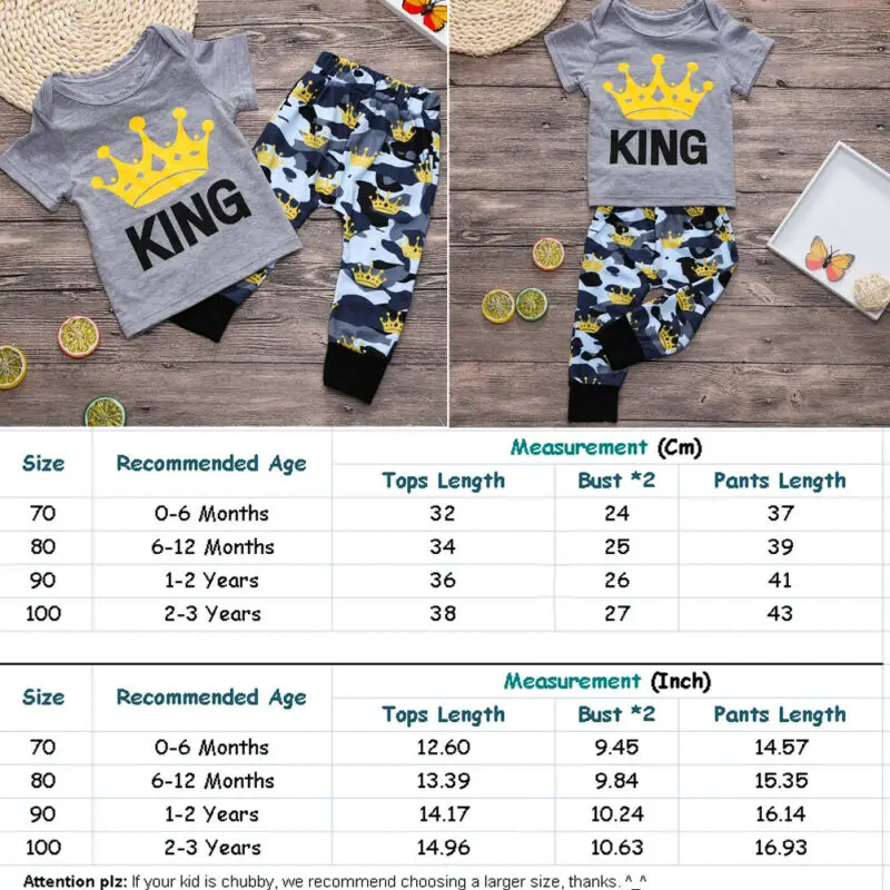 Осенне-зимняя одежда для маленьких мальчиков футболка с принтом короля топы