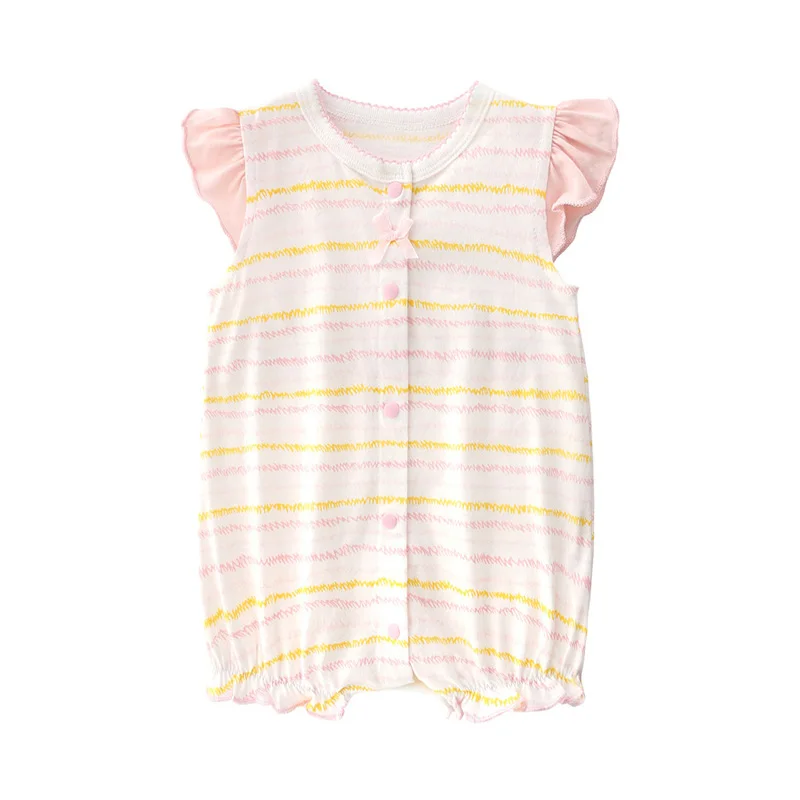 

2021 NEW stlye Summer baby boys rompers kids Short sleeve clothing Baby girls cotton Jumpsuit Newborn rompers 0-24M baby clothes