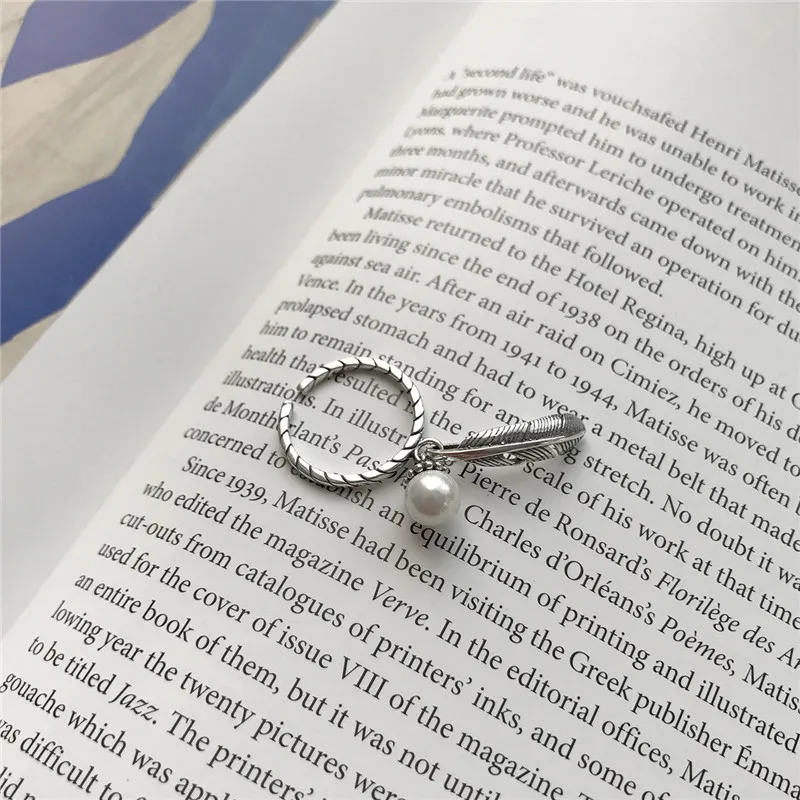 POFUNUO Настоящее серебро 925 пробы супер мини Ретро Кольца для девочек уникальные