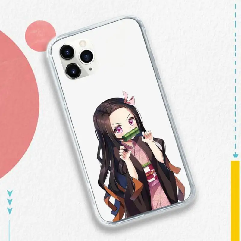 

Kimetsu no Yaiba Japan Anime Phone Case for iPhone 11 12 pro XS MAX 8 7 6 6S Plus X 5S SE 2020 XR