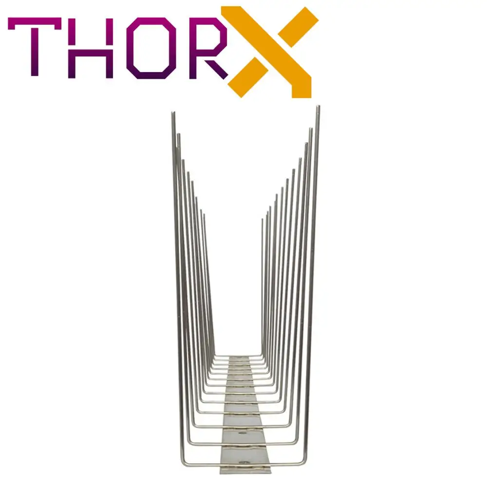 WL-02-TB 2 row seagull spikes on stainless steel base - high quality solution for bird control Titan | Дом и сад