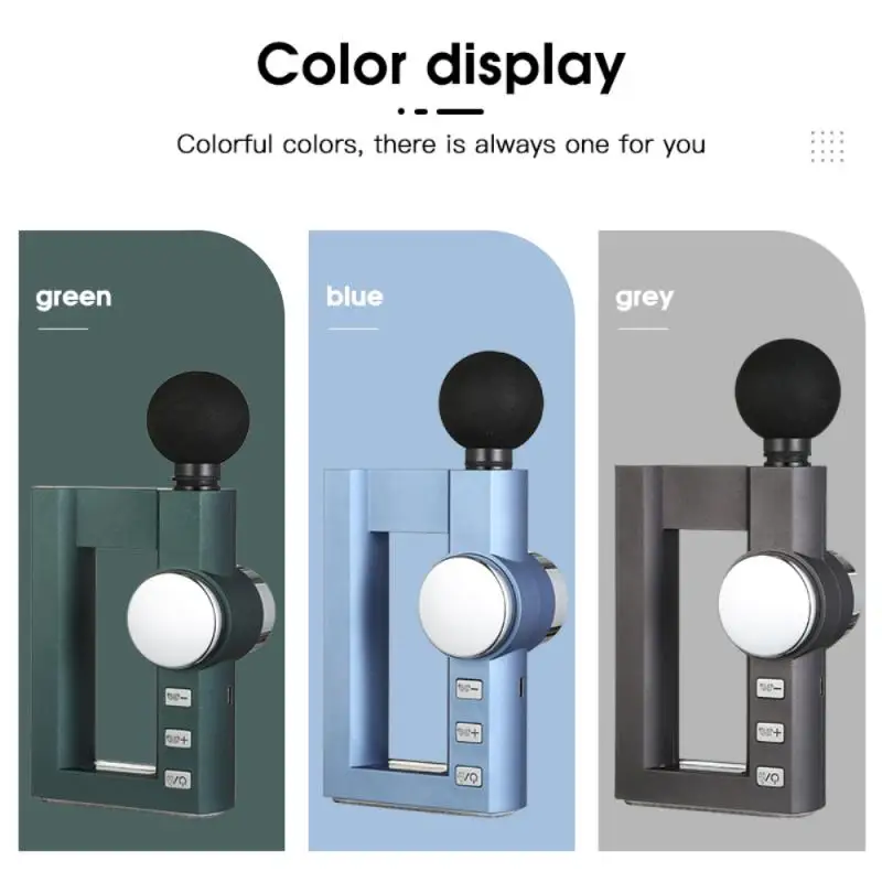 

Портативный Массажный пистолет с ЖК-дисплеем для нагревательной терапии, для массажа тела, расслабляющего фитнеса, новый пистолет для масс...