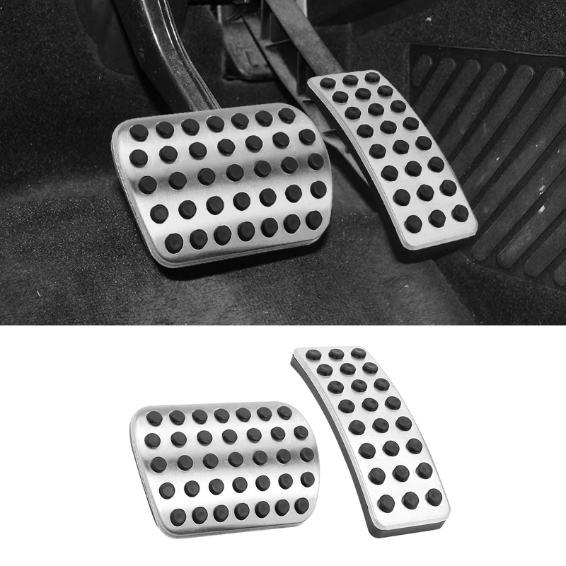 

For Mercedes A B R Classe W176 W177 W164 W245 W246 C118 W167 W168 W247 CLA GLA GLE ML AMG Car Accelerator Brake FootRest Pedals