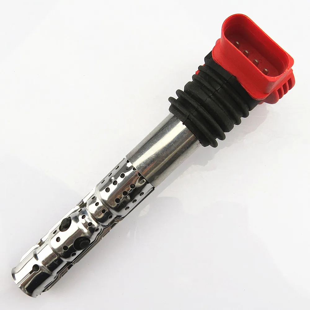 SCJYRXS 6 шт красные катушки зажигания высокого напряжения Свеча 06C905115L 06C 905 115L 115 L для