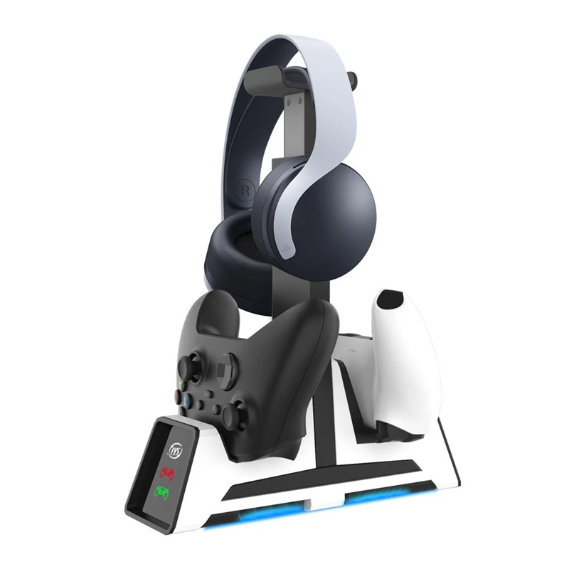 

for PS4/NSPro/one/Series Charging Storage Stand Multifunctio PS5Charging Base Earphone Storage Rack