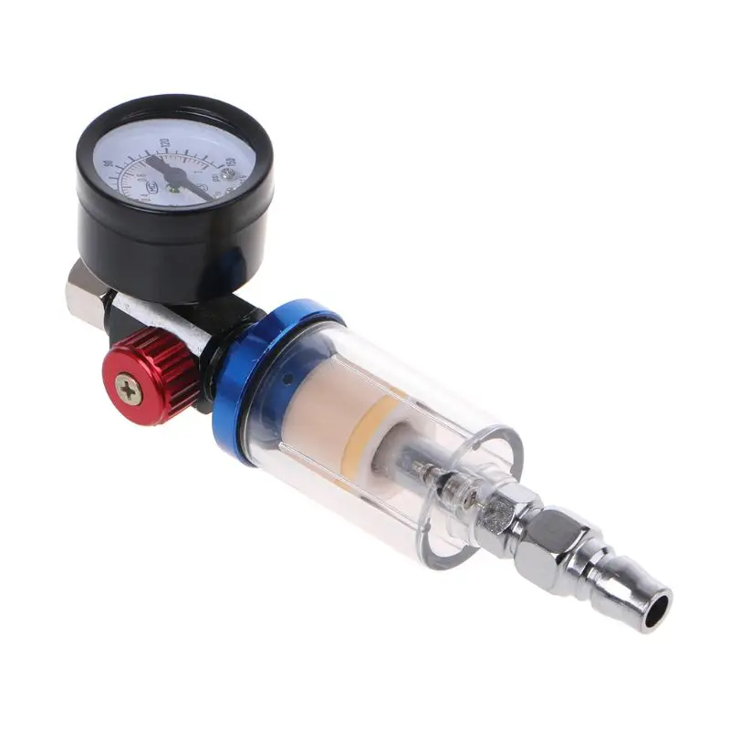 Царапины регулятор давления воздуха Манометр пистолет распылитель & в линии воды