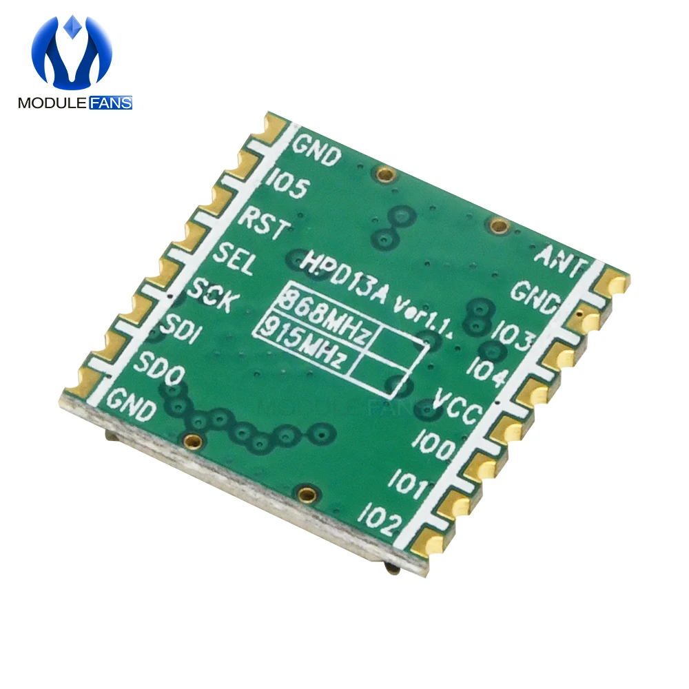 HPD13A SX1276 Wireless Transceiver Module 915MHz 915 LoRa Data Transmission SPI Remote Control Alarm RFM95 RFM95W | Электронные
