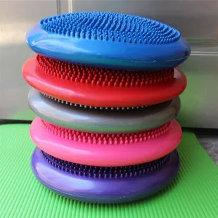 Yoga Circle Meditation Anti Stress Ball Massage Cushion Balance Pad with Inflatable Cylinder Большое оборудование для