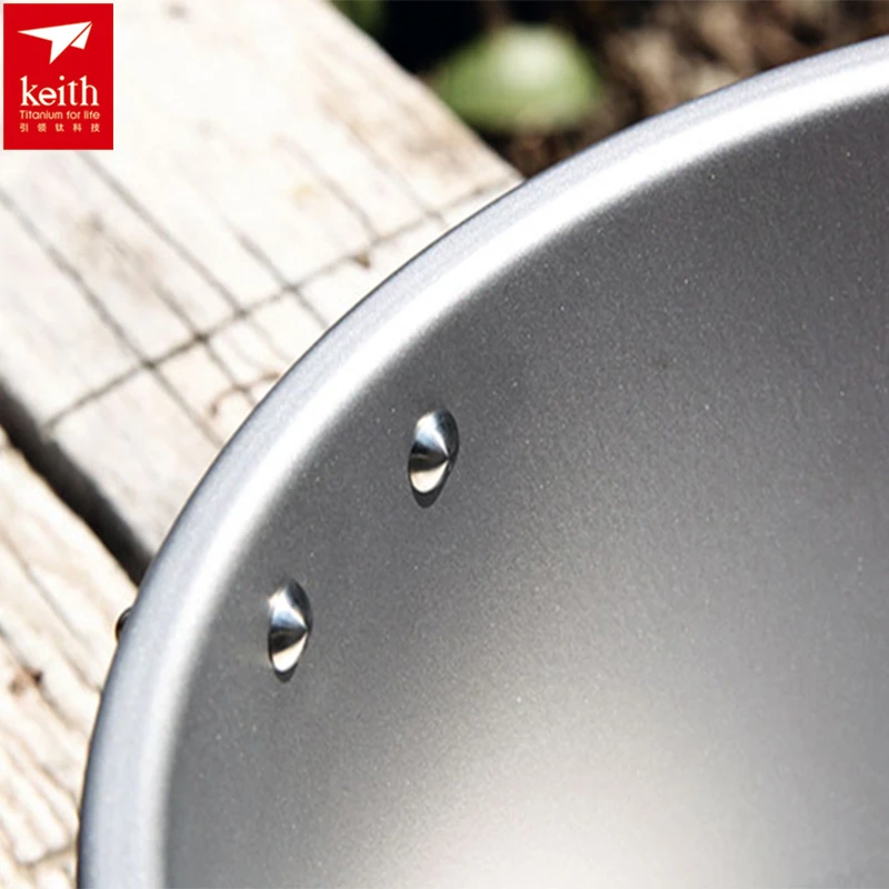 Титановый кастрюль для супа объемом 6 л Нетоксичная кухонная утварь