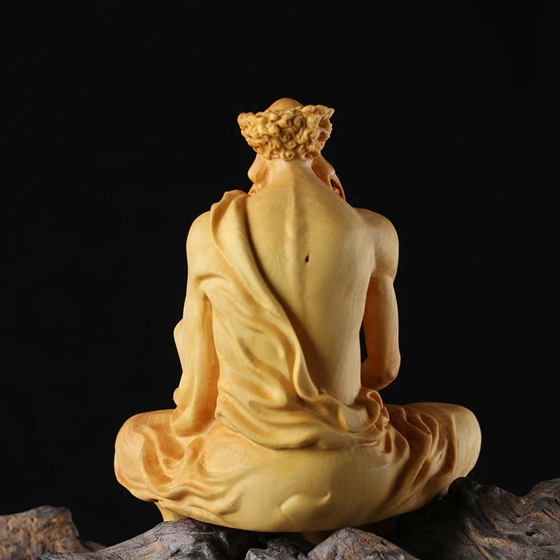 Фигурки Дхармы 8 17 см резьба из самшита для дома фэн шуй резные поделки деревянная