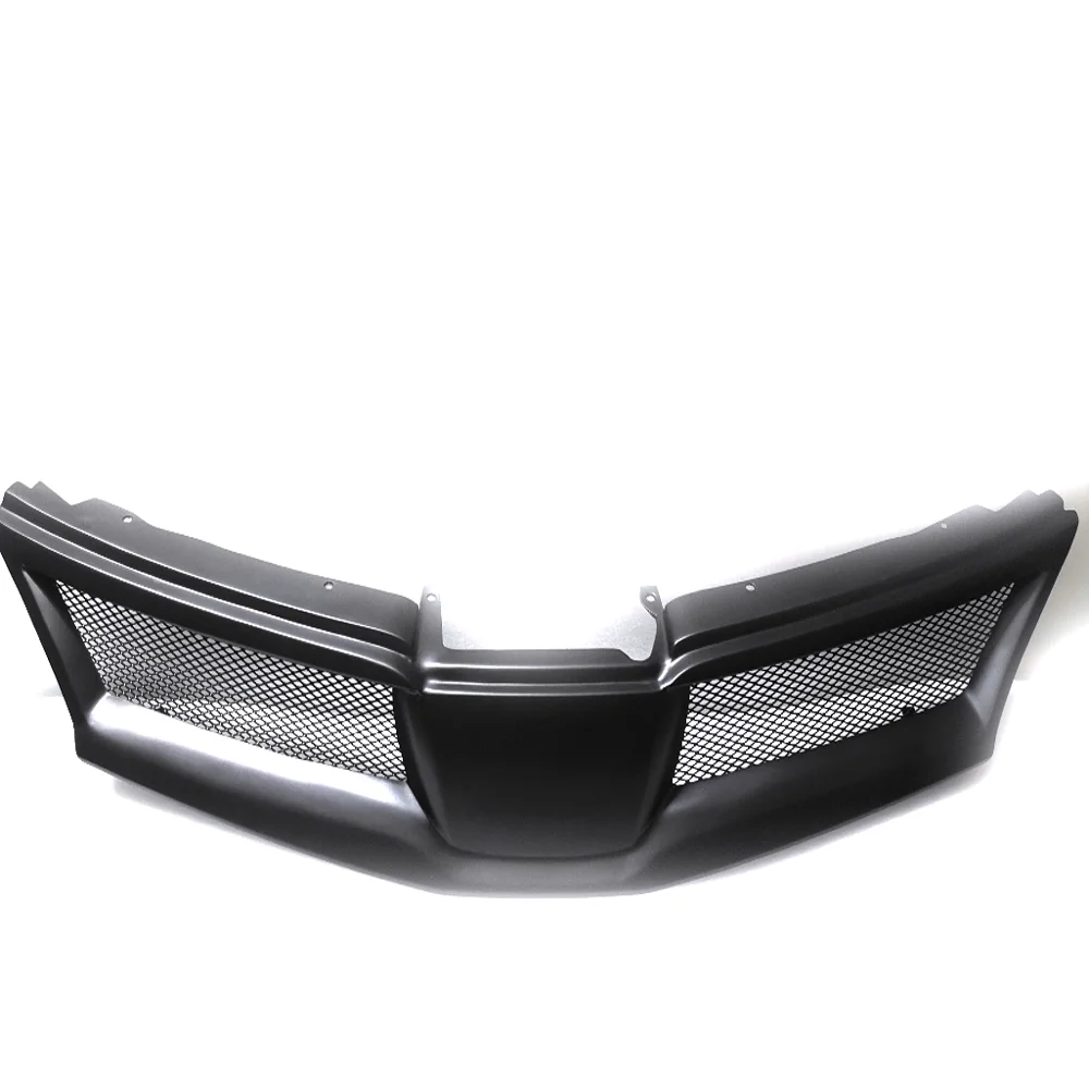 Матовая Черная передняя решетка из полимерного волокна для гоночных грилей