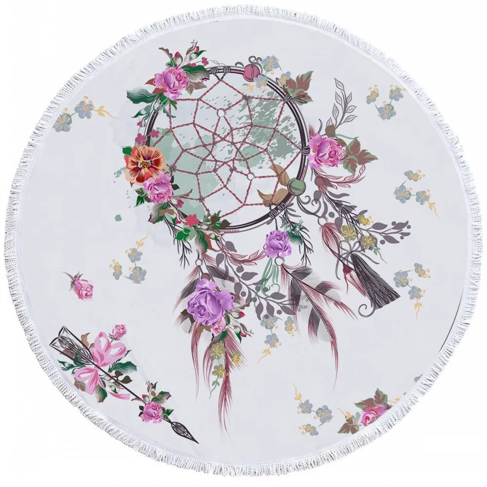 Большое банное Полотенца для пляжа женские ботинки с широким круглым 3D крыло в