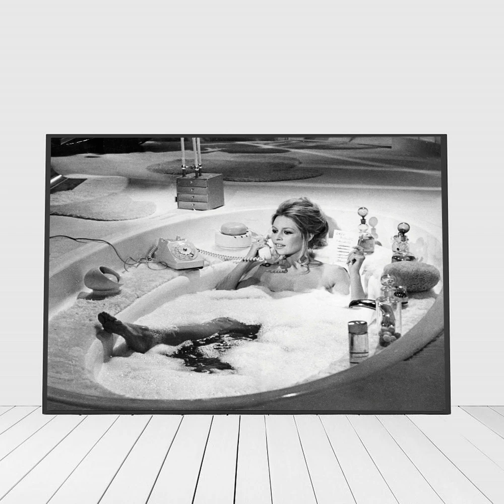 Плакат Brigitte Bardot холст Художественная печать ВИНТАЖНАЯ фотография живопись