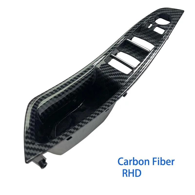 Новинка Автомобильный интерьер из углеродного волокна Боковая дверная ручка для