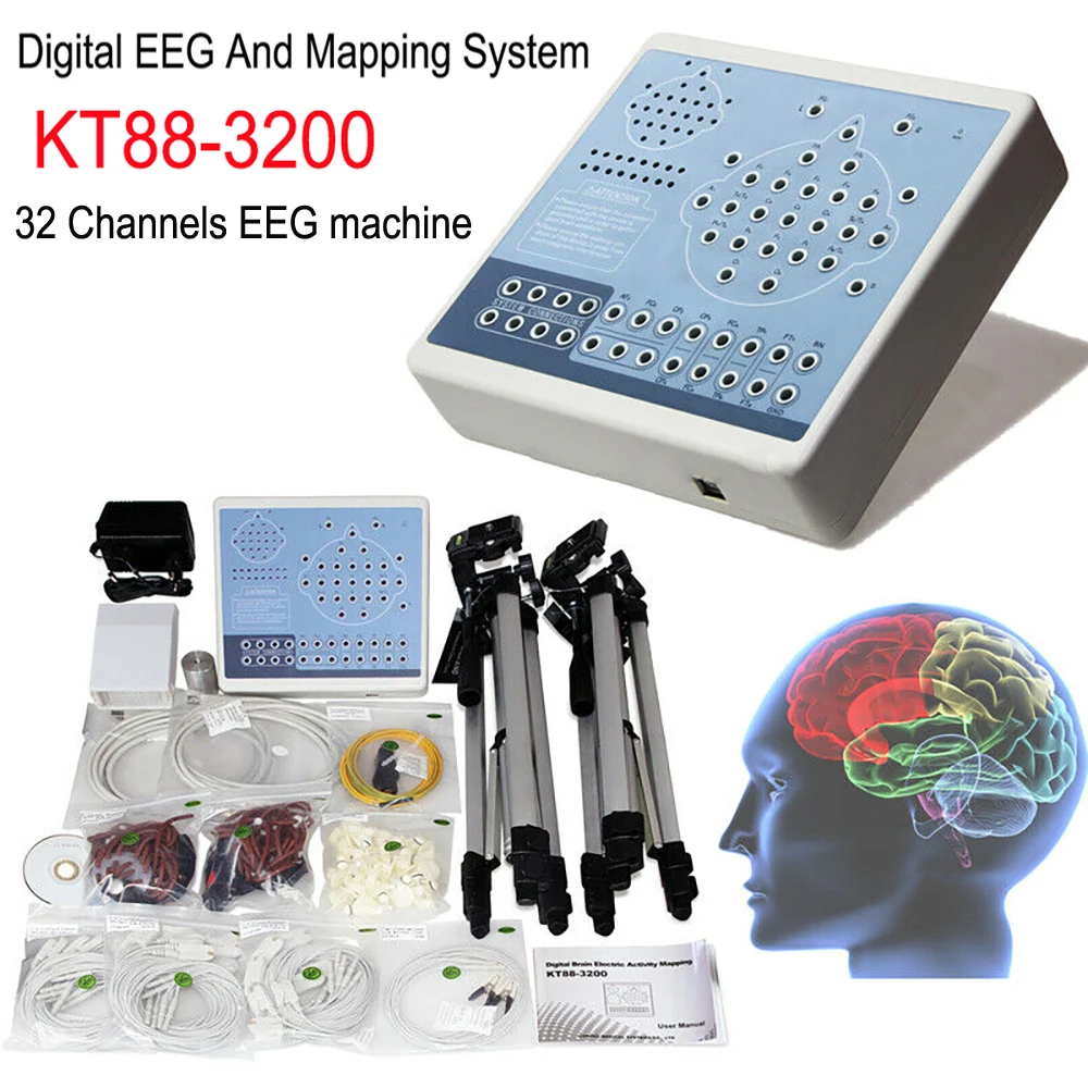 CONTEC KT88-3200 32-канальный портативный цифровой сканер для отображения мозга EEG |