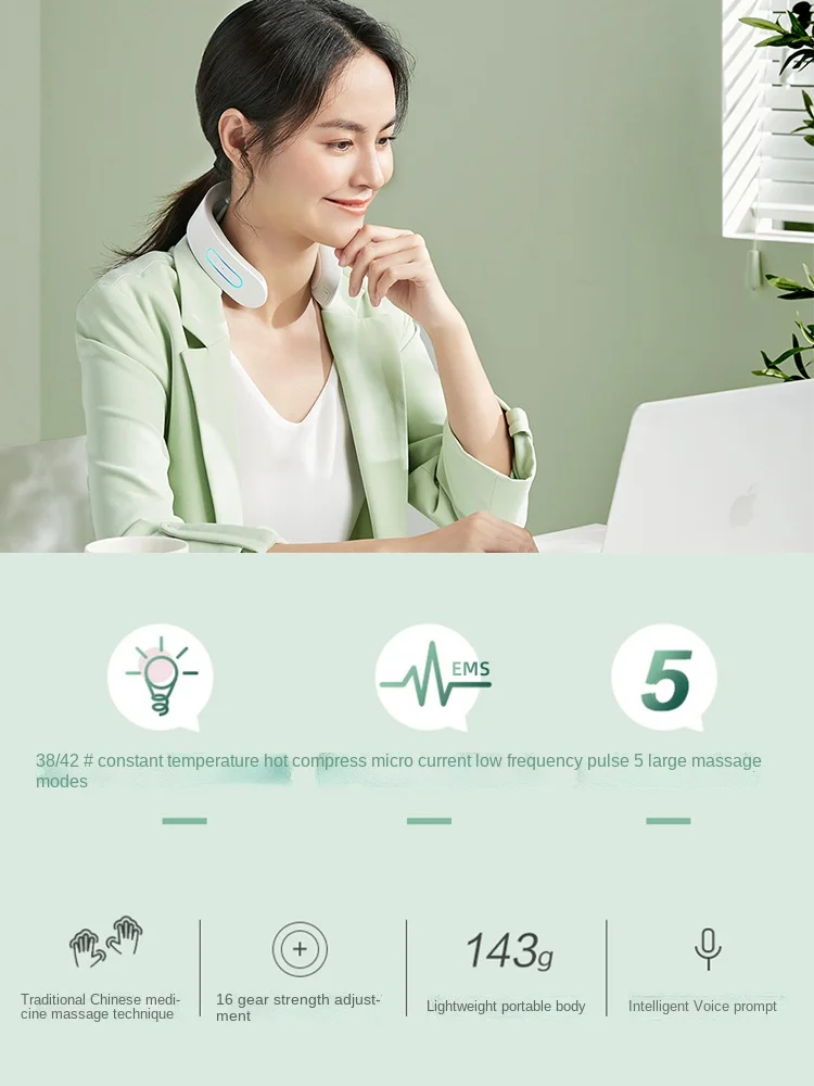 

YY Household Smart Electric Neck Shoulder Neck Massage Tool Hot Compress Neck Protector