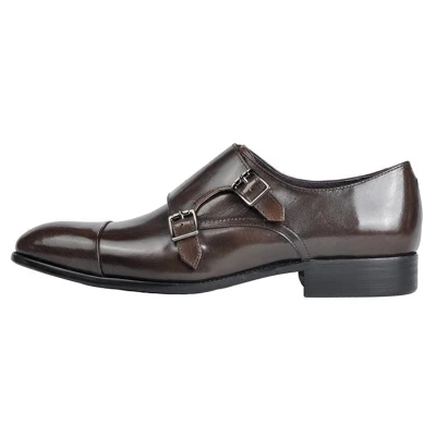 Итальянские кожаные мужские модельные туфли в деловом стиле Трендовые