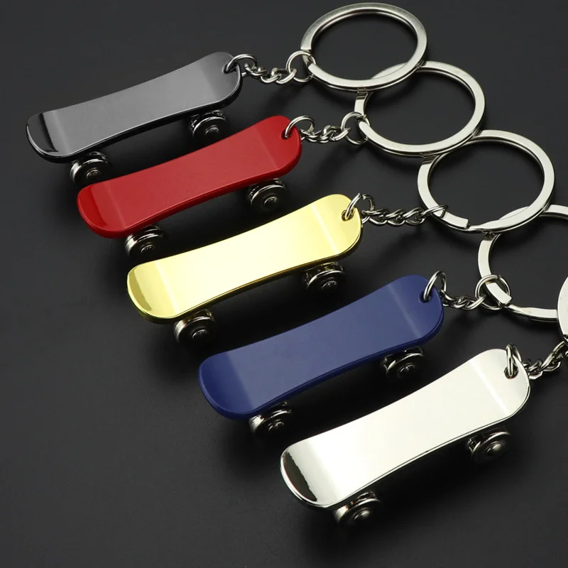 

Creative Scooter Keychain Metal Finger Skateboard Bag Pendant Skateboard Gift Small Gift Decoration Gift Wholesale