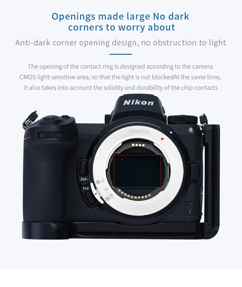 Кольцо-адаптер для объектива Nikon ZFC Z5 Z50 Z6 Z6II Z7II Z9 | Электроника