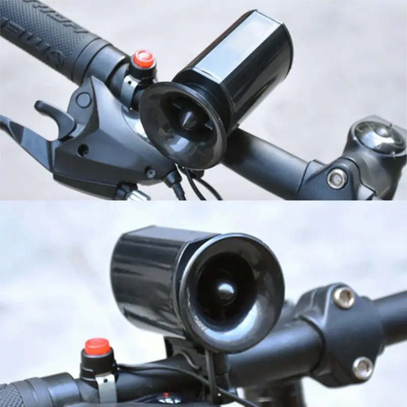 

Cycling Bike Road Bicycle Loud Electronic Horn Bell Ring Alarm 6 Sounds Siren