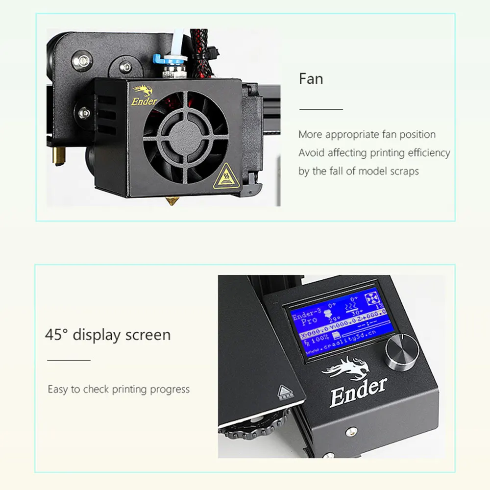 Creality Ender 3 Pro 3d принтер со съемной поверхностью сборки и UL сертифицированный источник питания 220x220x250 мм DIY бытовой