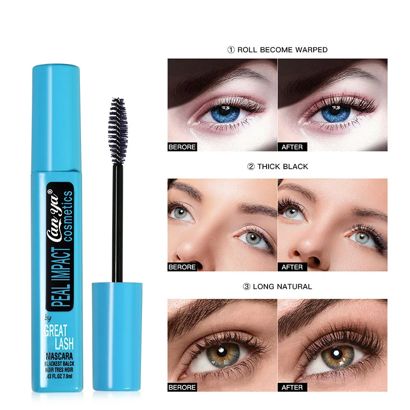 4D шелк волокно Тушь для ресниц водонепроницаемый Rimel maquiagem Профессиональный